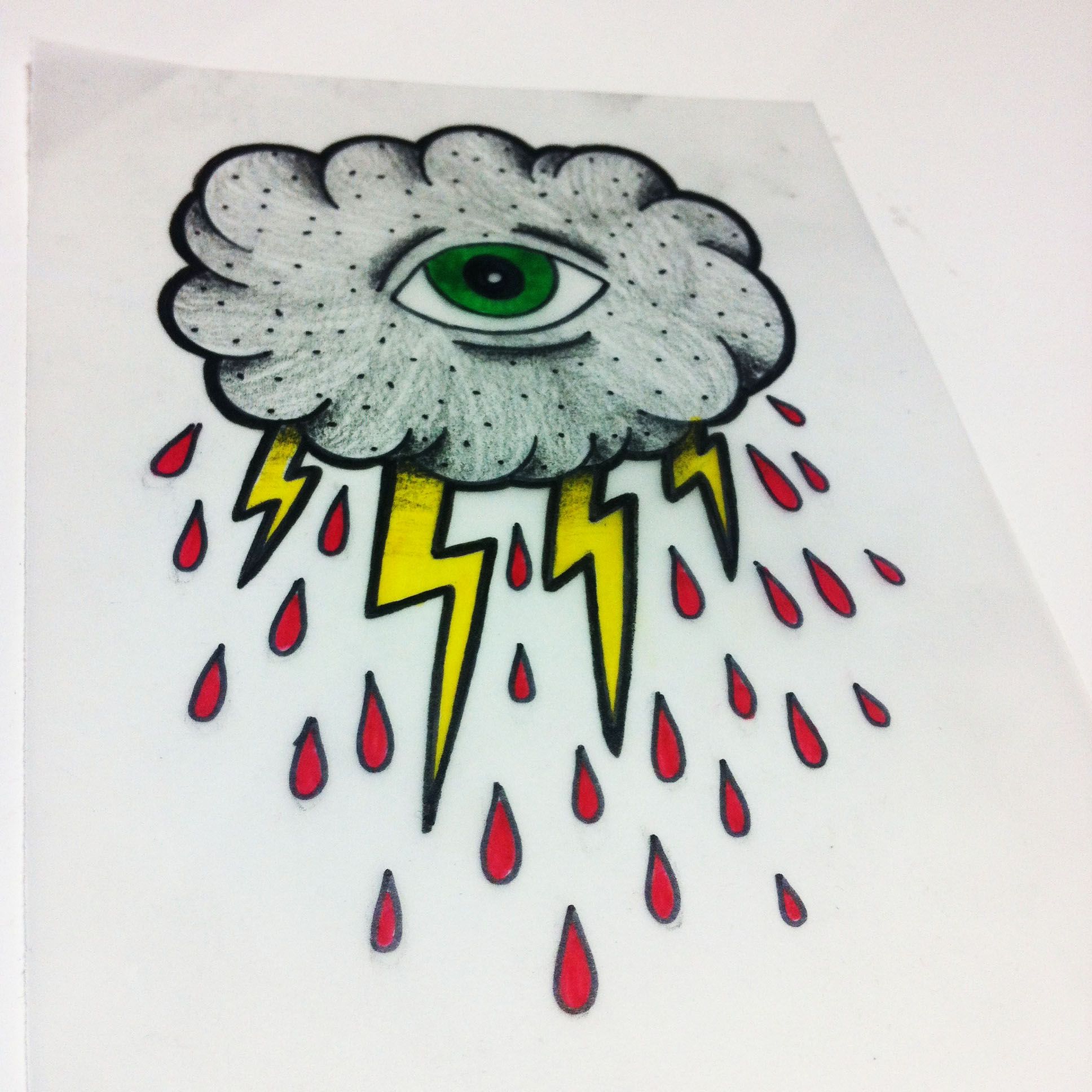 1936x1936 Cloud With A Eye And Rain