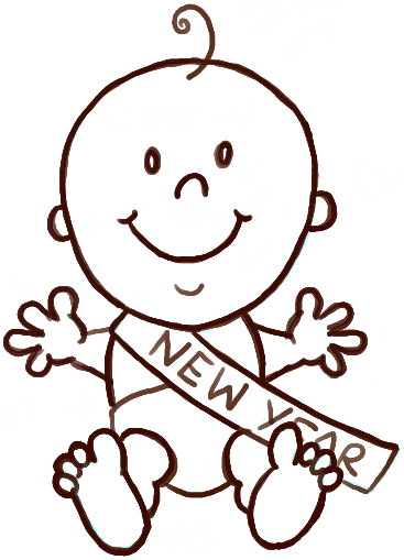 367x509 Easy New Year Drawings Merry Christmas And Happy New Year