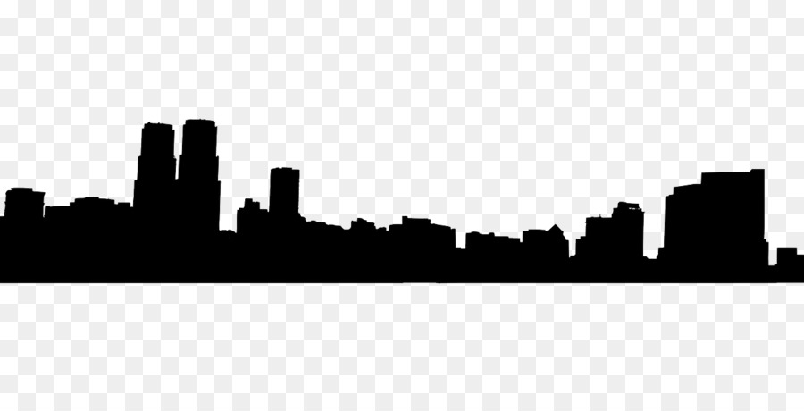 900x460 Skyline, Silhouette, Drawing, Transparent Png Image Clipart Free