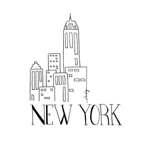 New York City Drawing | Free download on ClipArtMag