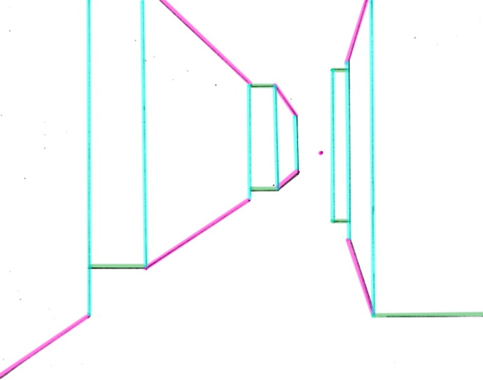 690x543 Single Point Perspective Drawing Of A Street