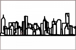 250x165 Simple Chicago Skyline Drawing Pictures And Cliparts, Download Free