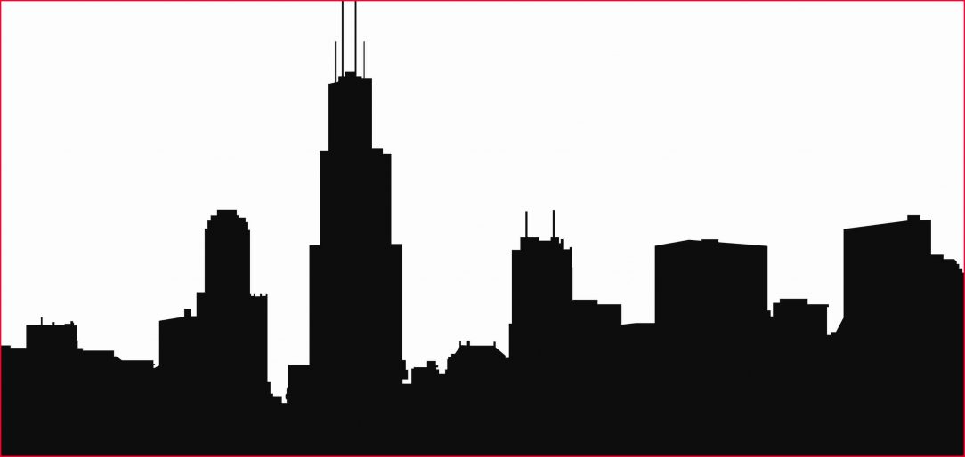 1084x514 Chicago Skyline Drawing Collage New York City Easy Tumblr