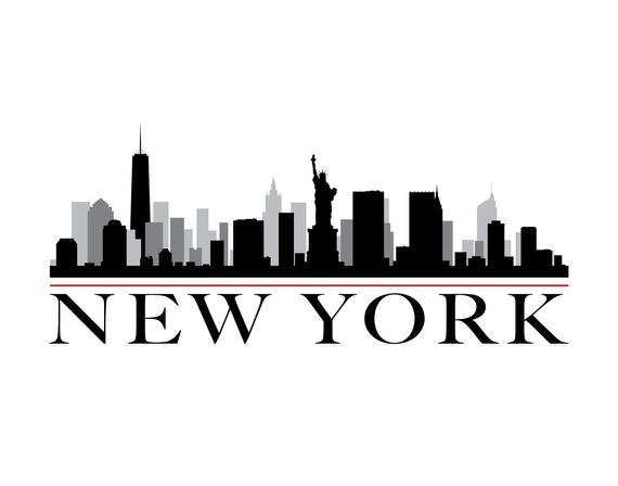 570x448 new york city skyline diy printable wall art new york etsy