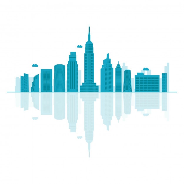 626x626 New York Skyline Vector Free Download