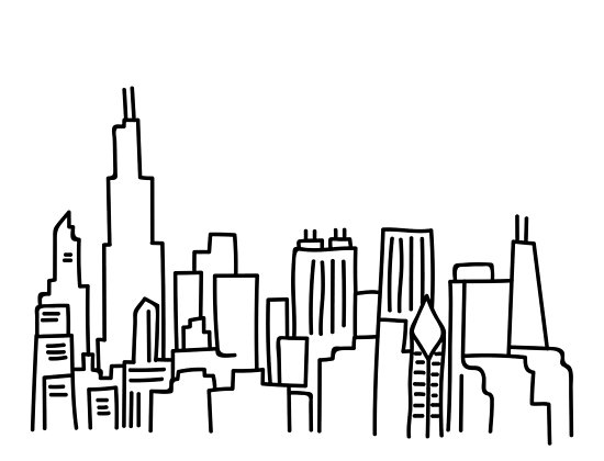 550x420 Skyline Outline