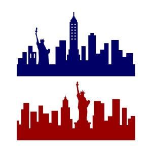 300x300 New York City Ny Skyline Cuttable Design Cricut Ny Skyline