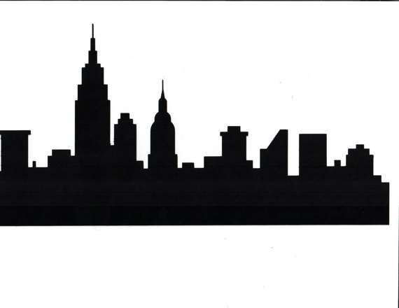 570x440 Silhouette Of New York City