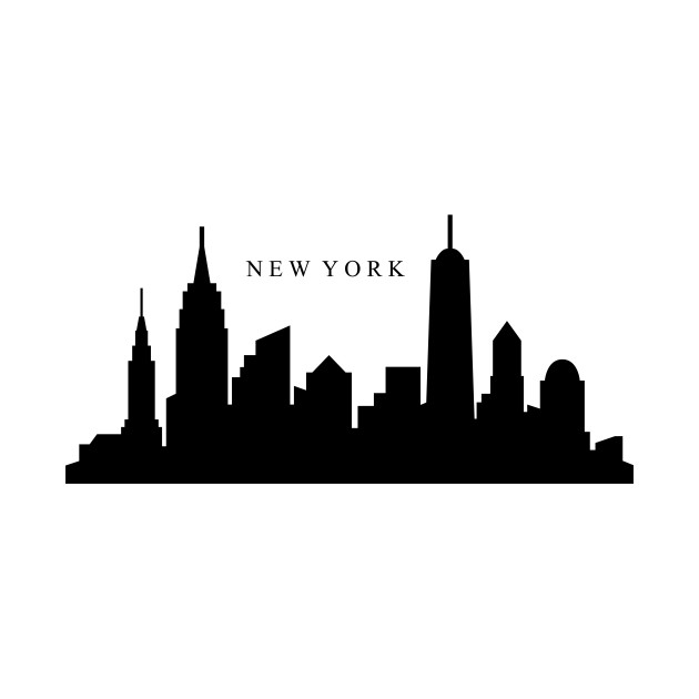630x630 Huge Collection Of 'new York Skyline Black And White Silhouette