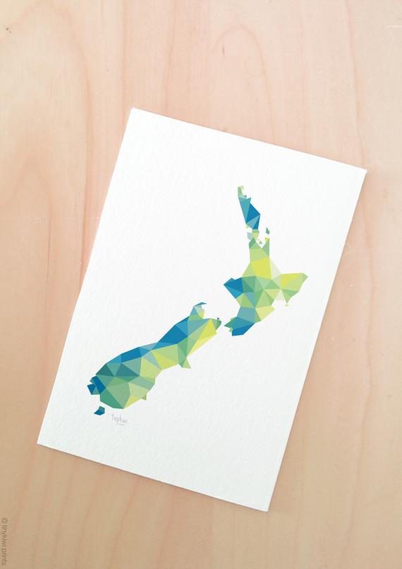 570x807 new zealand map kiwi map aotearoa map new zealand poster etsy