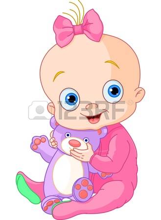 329x450 Newborn Baby Girl Clipart Collection