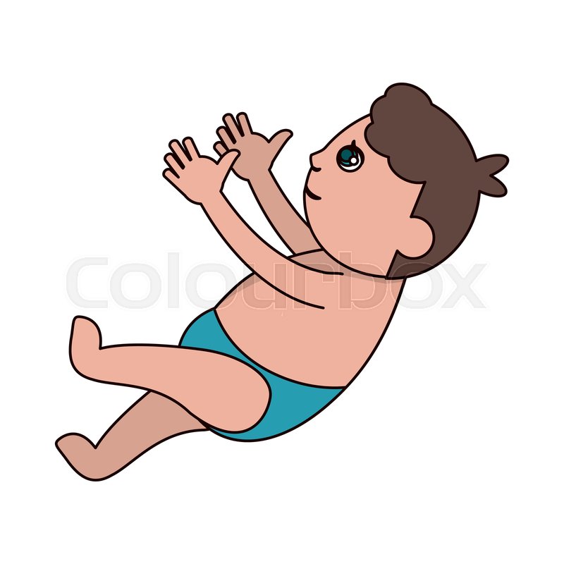 800x800 Drawing Baby Son Newborn Vector Stock Vector Colourbox