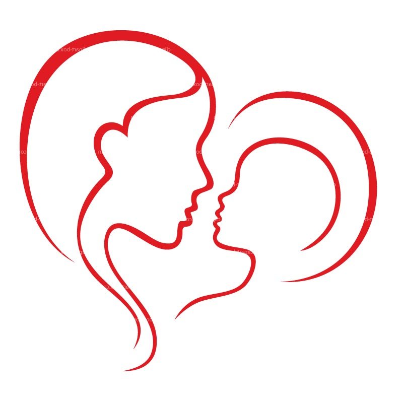 800x800 Mother And Baby Clipart Baby Drawing