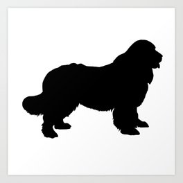 264x264 newfoundland dog art prints