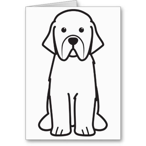 512x512 newfoundland dog cartoon greeting cards newfoundland dogs