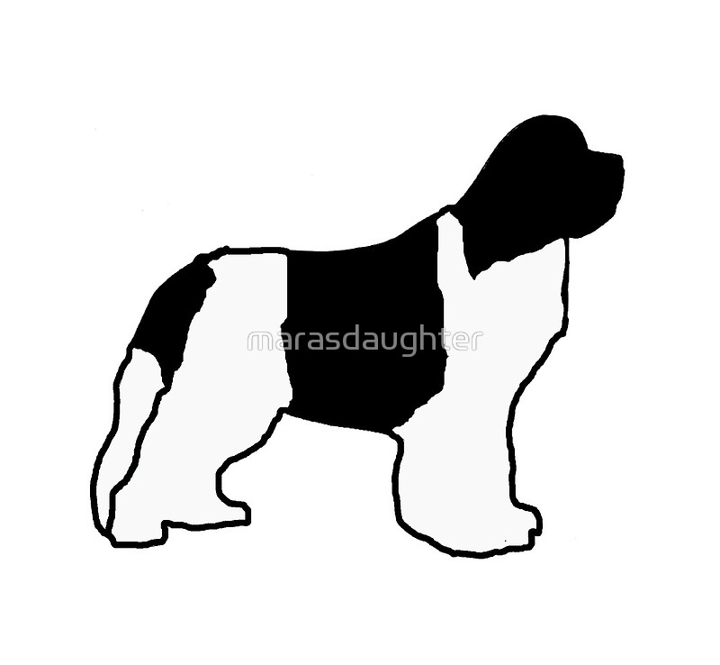 800x738 newfoundland black and white silhouette