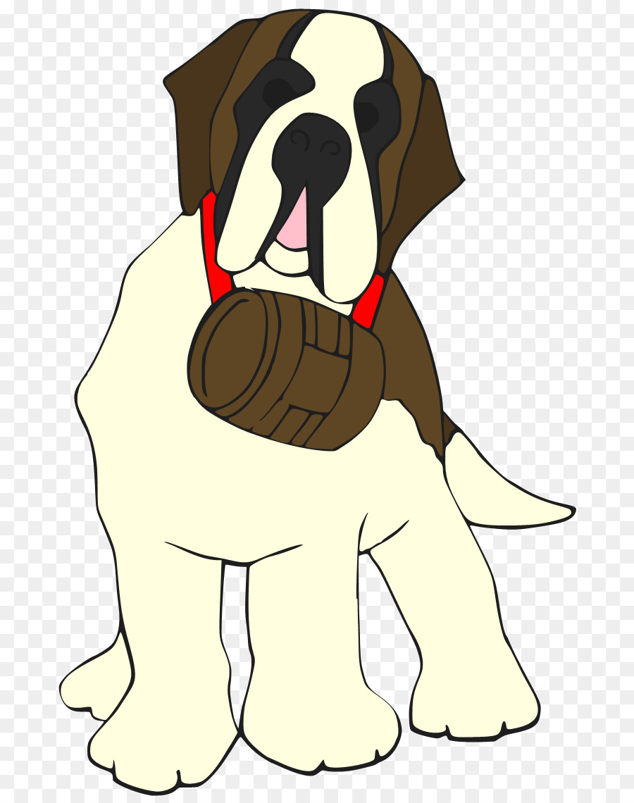 900x1140 Download Saint Bernard Cartoon Drawing Clipart St Bernard Puppy