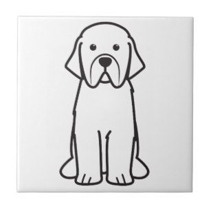 307x307 Newfoundland Dog Decorative Ceramic Tiles