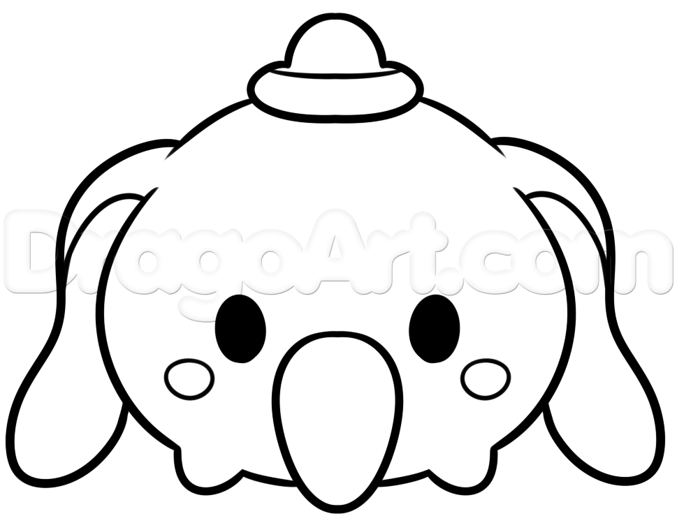 969x759 Up Next, We Will Be Learning How To Draw Tsum Tsum Dumbo