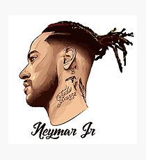 210x230 Neymar Jr Drawing Photographic Prints Redbubble