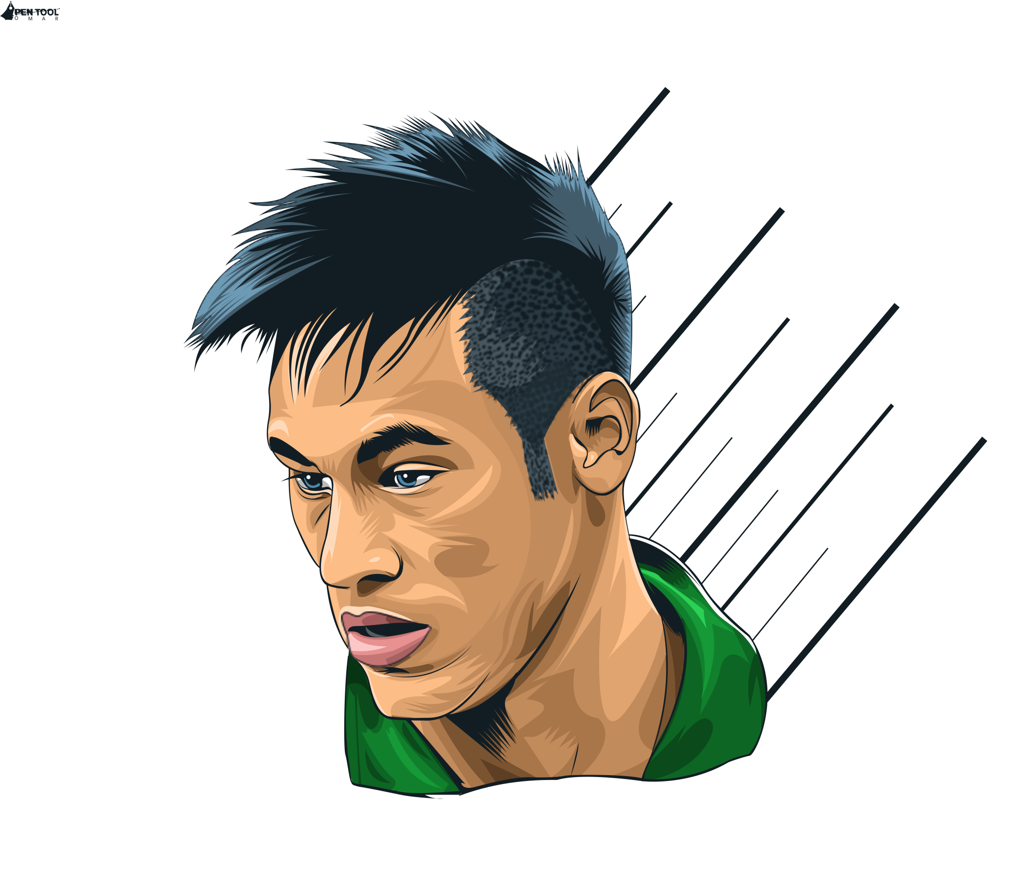 2086x1819 Neymar Jr Omar Vector