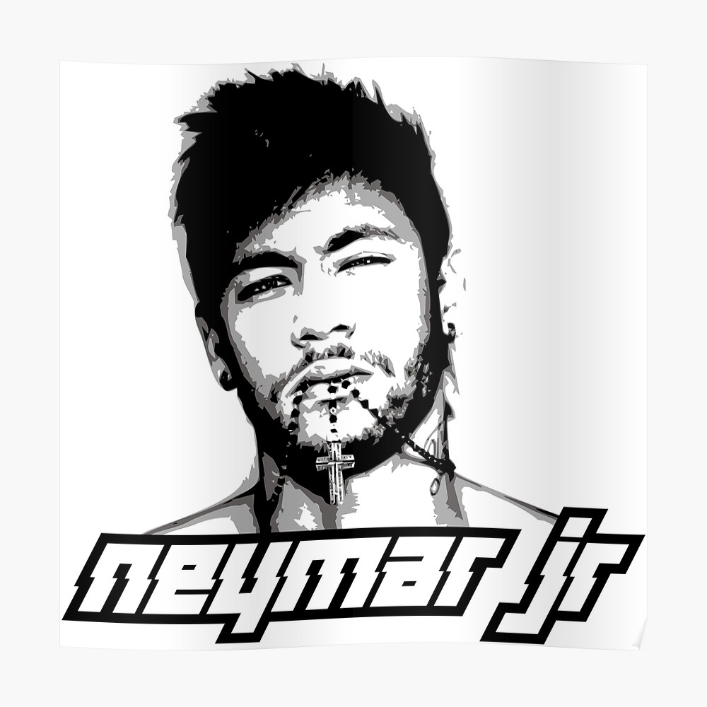 1000x1000 Neymar Jr Photographic Print