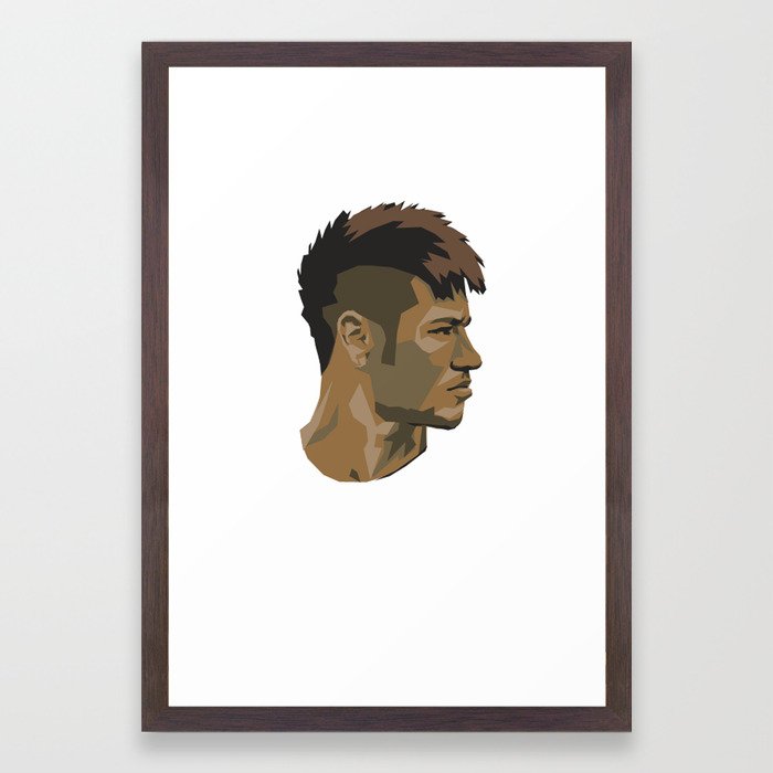 700x700 Neymar Framed Art Print