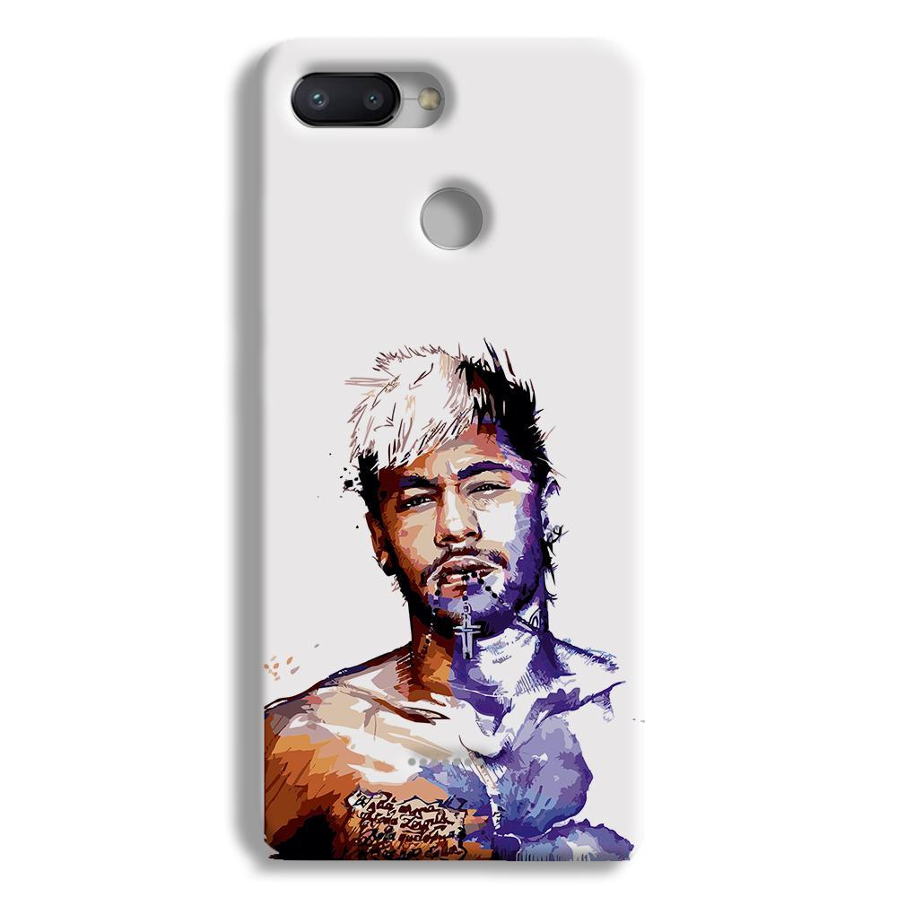 1000x1000 Buy Online Designer Neymar White Redmi Case Cover