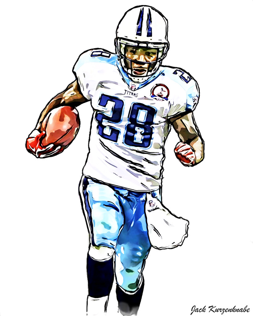 819x1024 Tennessee Titans Chris Johnson View All My Nfl Drawings