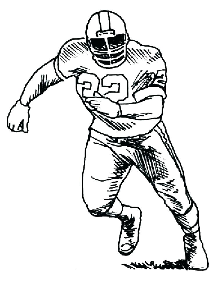 750x1000 Nfl Football Printable Coloring Pages