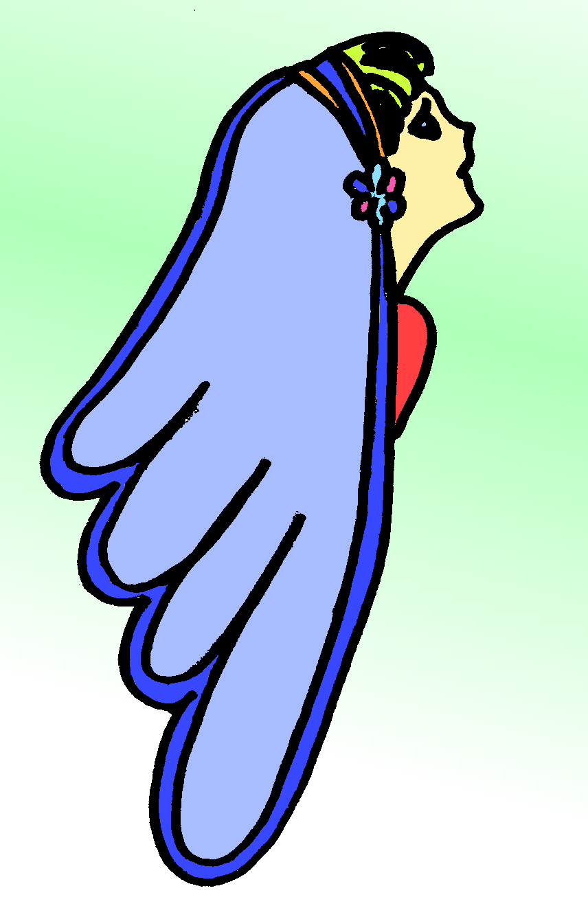 856x1319 girl looking up praying with a veil drawing unique drawings