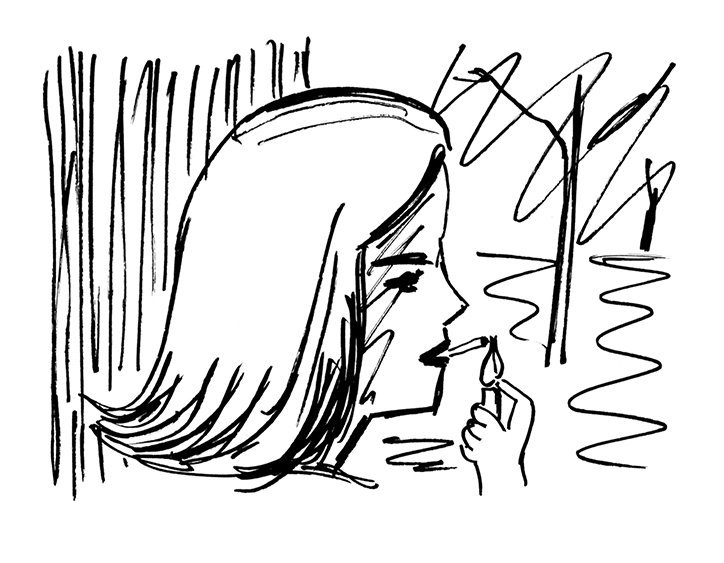 724x563 It's Nice That On Twitter Taylor's Simple Line Drawings