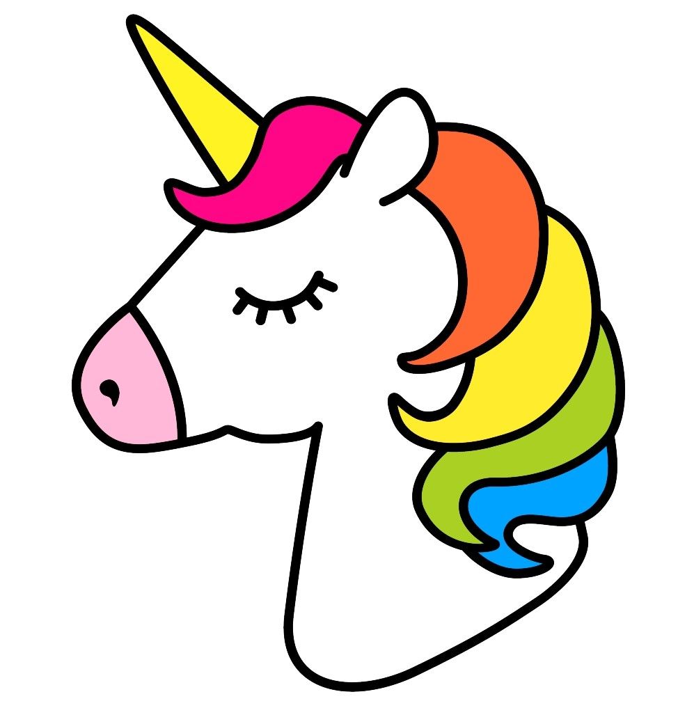 997x1017 Cute Simple Unicorn, Easy To Drawniedliches Einfaches Einhorn