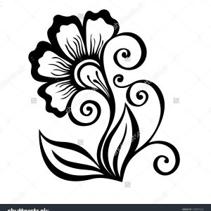 300x300 Flower Drawings Easy Best Beautiful Flower Drawing Nice Easy