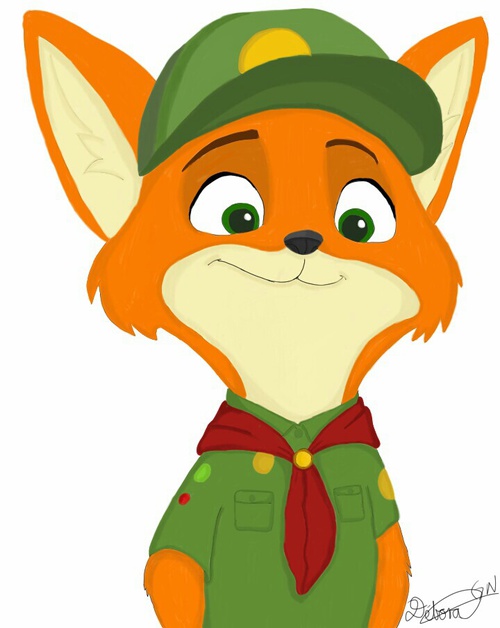 500x628 Made A Drawing Of Young Nick Wilde On We Heart It