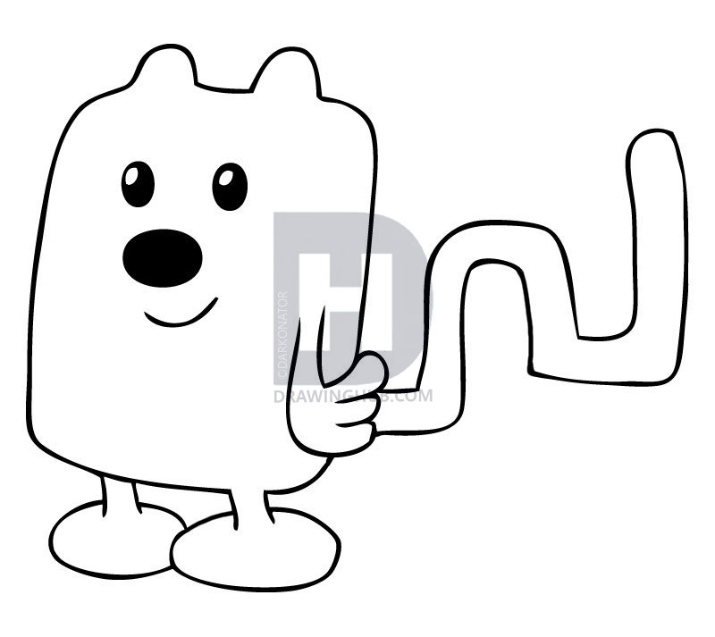 800x713 How To Draw Wubbzy, Step