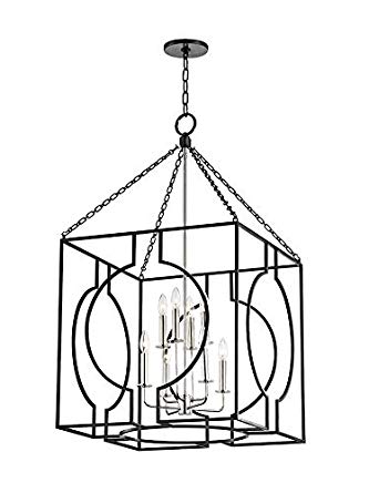 333x445 Octavio Lights Large Pendant In Aged Ironpolished Nickel