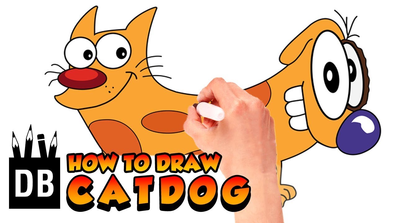 1280x720 how to draw catdog from nickelodeon kids