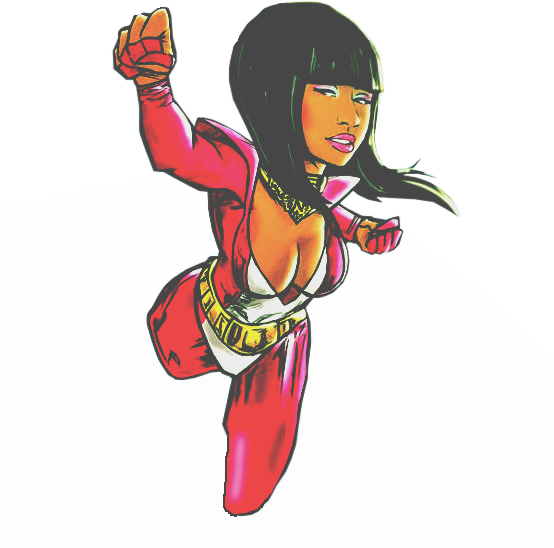 554x548 Nicki Minaj Super Hero