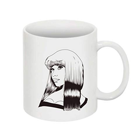 466x466 Nicki Minaj Ceramic White Mug Kitchen Dining