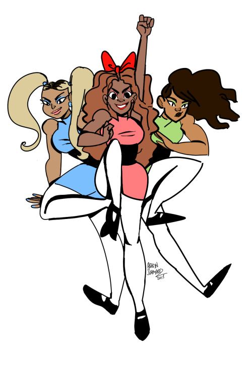 500x725 Beyonce, Nicki Minaj, And Rihanna Fashioned As The Powerpuff Girls