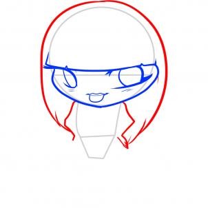 302x302 Draw Chibi Nicki Minaj, Step