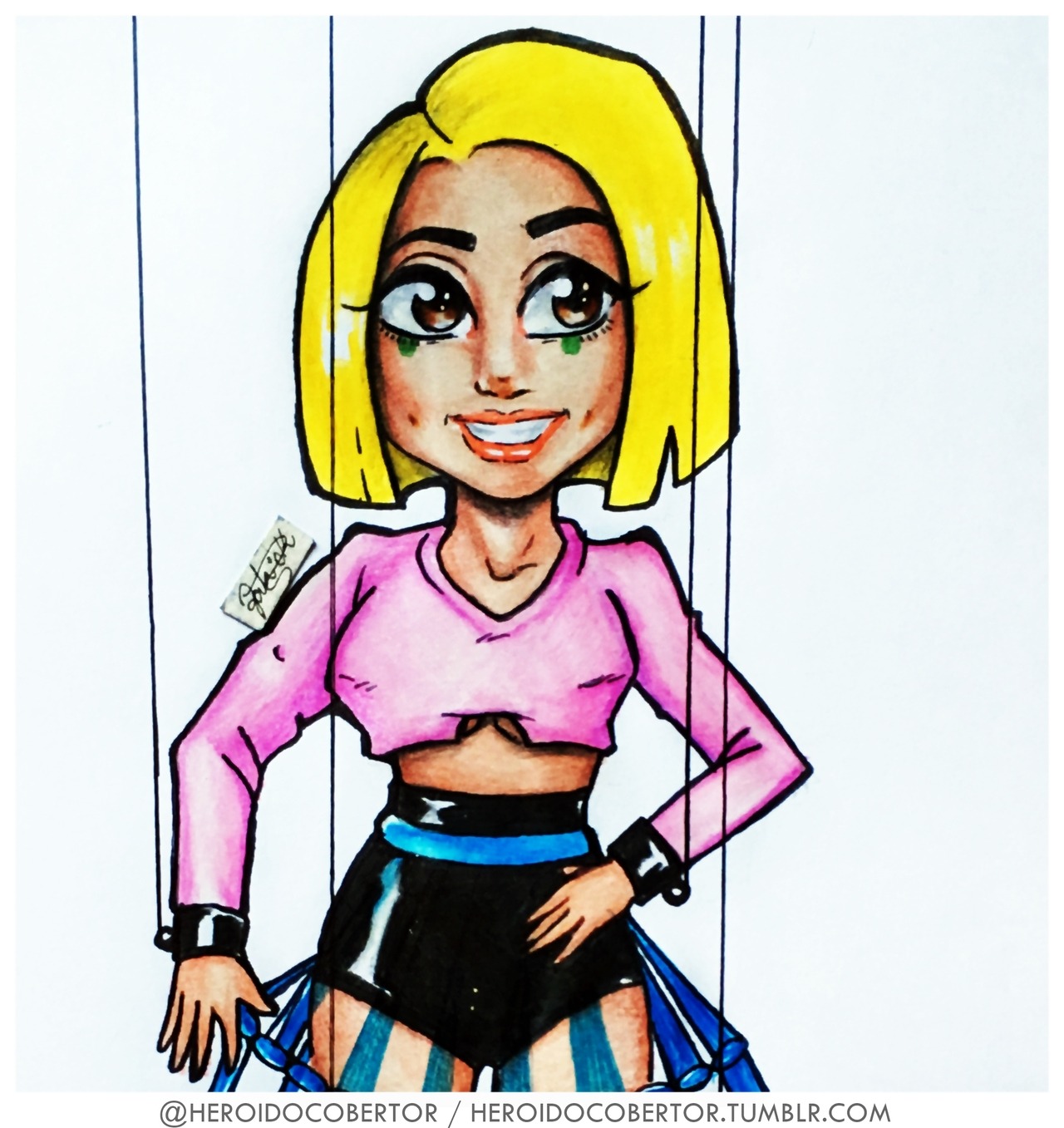 1280x1357 Drawing Scribble Nicki Minaj