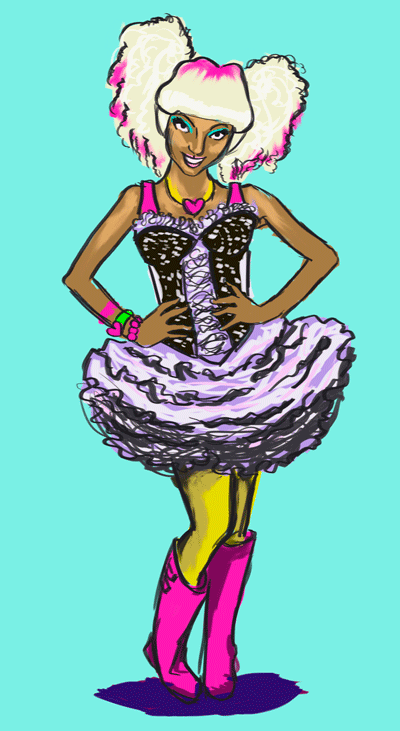 400x731 Free Nicki Minaj Clipart Drawings, Download Free Clip Art