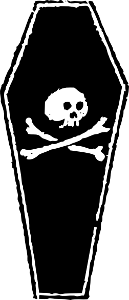 252x587 Collection Of Free Coffin Drawing Black And White Download On Ui Ex