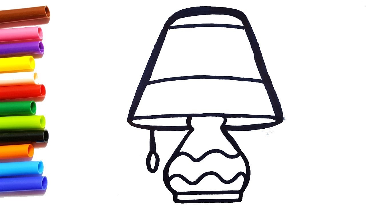 1280x720 Learn Colors With A Glitter Night Lamp For Kids Lamp Drawing