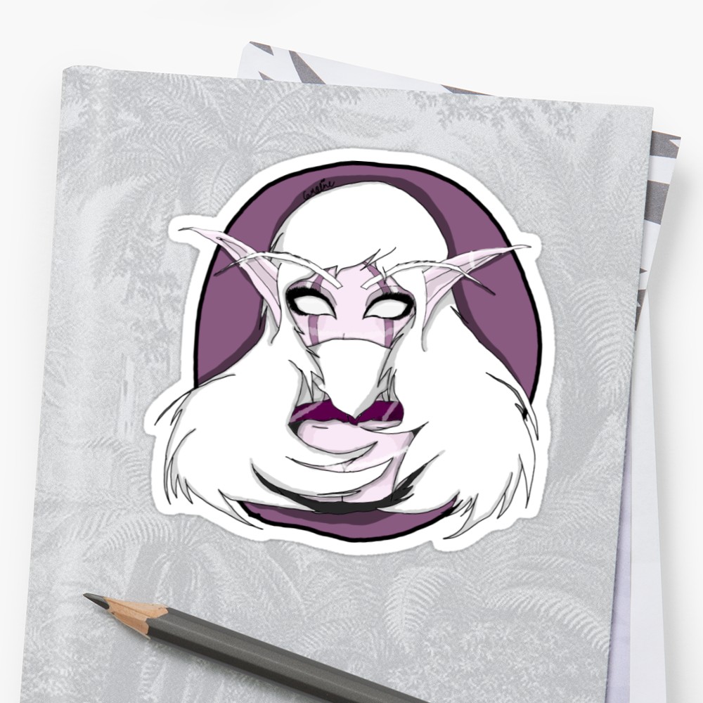 1000x1000 Night Elf Sticker