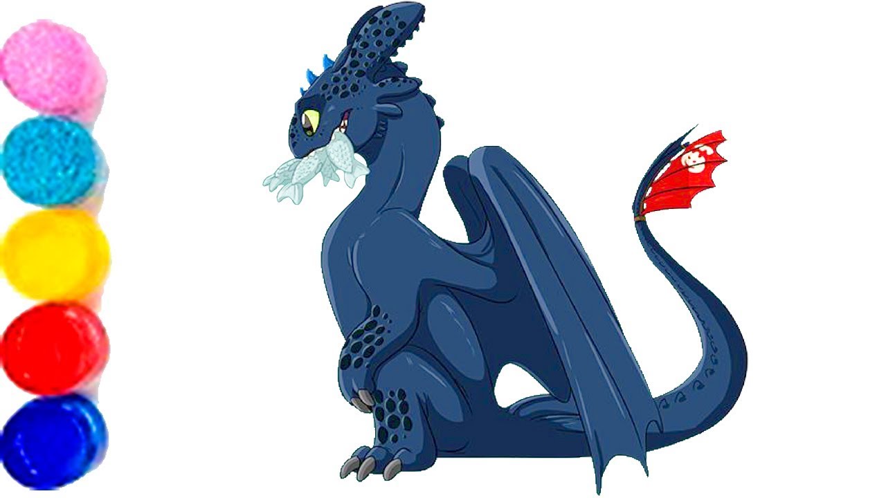 1280x720 How To Draw Toothless Night Fury L How To Train Your Dragon