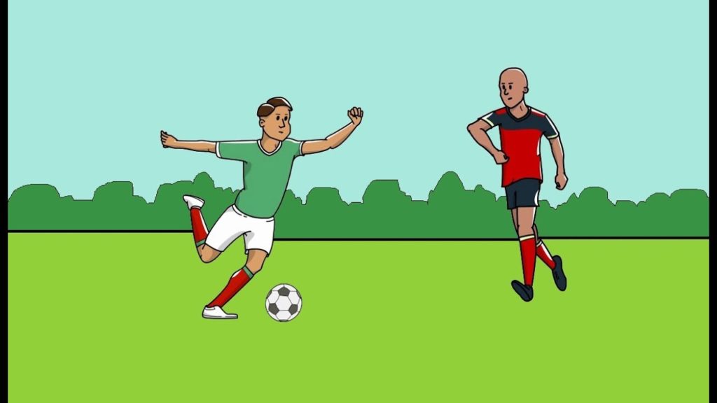 1024x576 How To Draw Scenery Of Playing Football