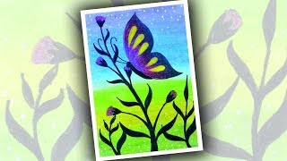 320x180 Butterfly Scenery Drawing Videos